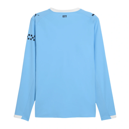 Manchester City 25/26 Home Stadium Kit Long Sleeve