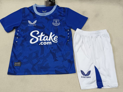 Everton 25/26 Home Kids Full Kit