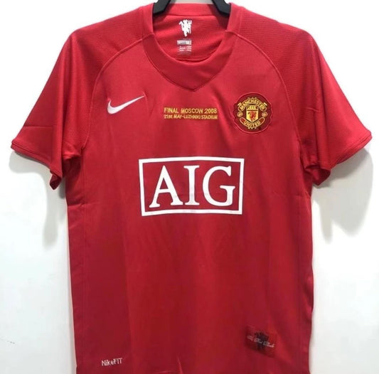 Manchester United 07/08 Home Retro Kit Final Edition