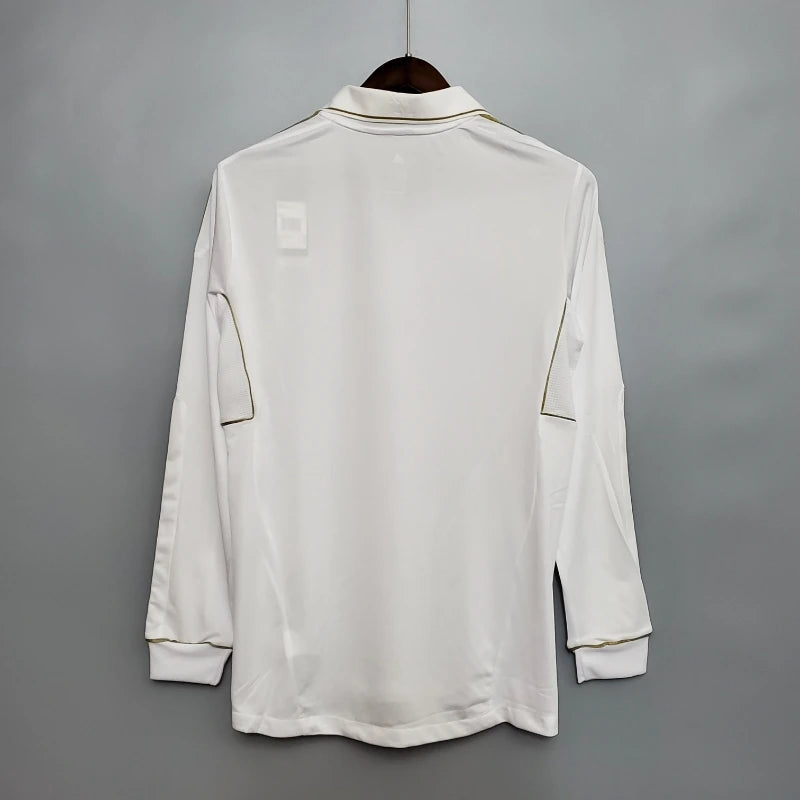 Real Madrid 11/12 Home Retro Kit Long Sleeve