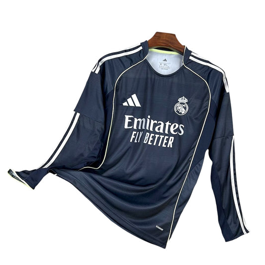 Real Madrid 25/26 Stadium Kit Long Sleeve