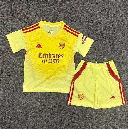 Arsenal FC 25/26 Goalkeeper Kids Full Kit