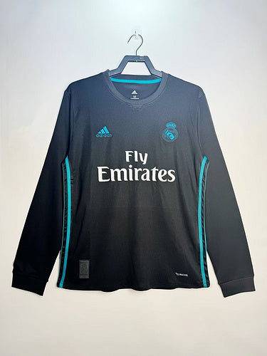Real Madrid 17/18 Away Long Sleeve Retro Kit