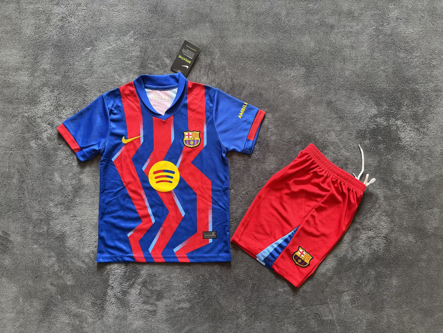 Barcelona 25/26 4th Kids Full Kit
