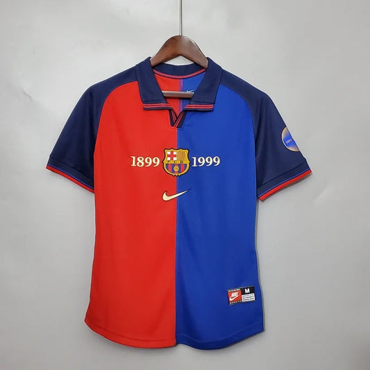 Barcelona 1899/1999 Home Retro Kit 100th Anniversary