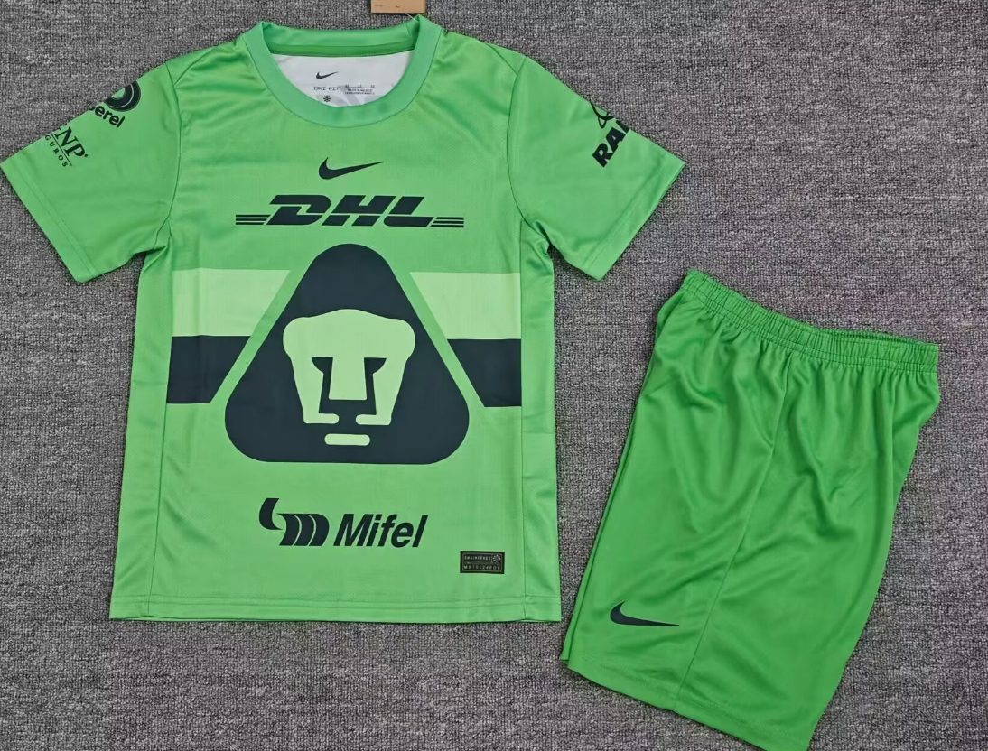 Pumas UNAM 25/26 Goalkeeper Kids Full Kit